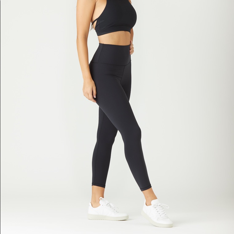 New High-Waist Pure 7/8: Black